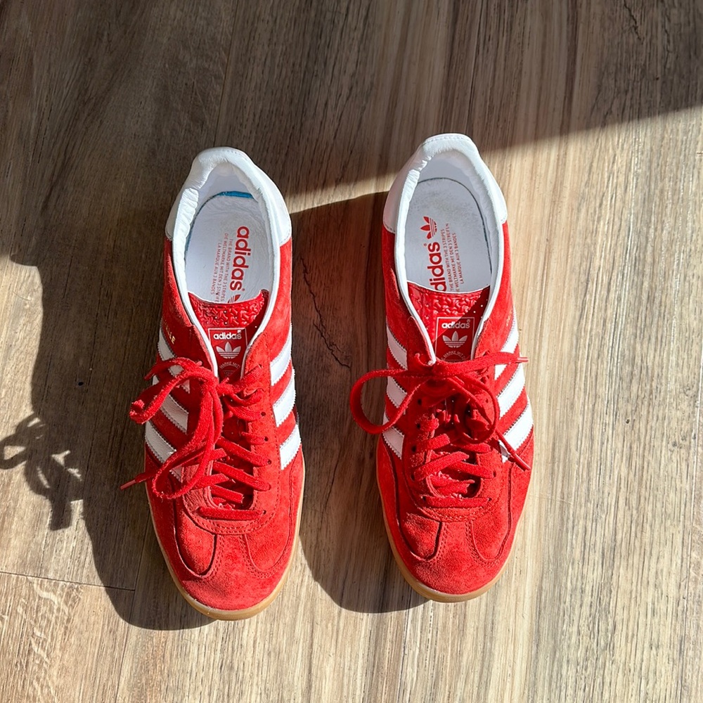 COPY - red adidas gazelle’s in good condition